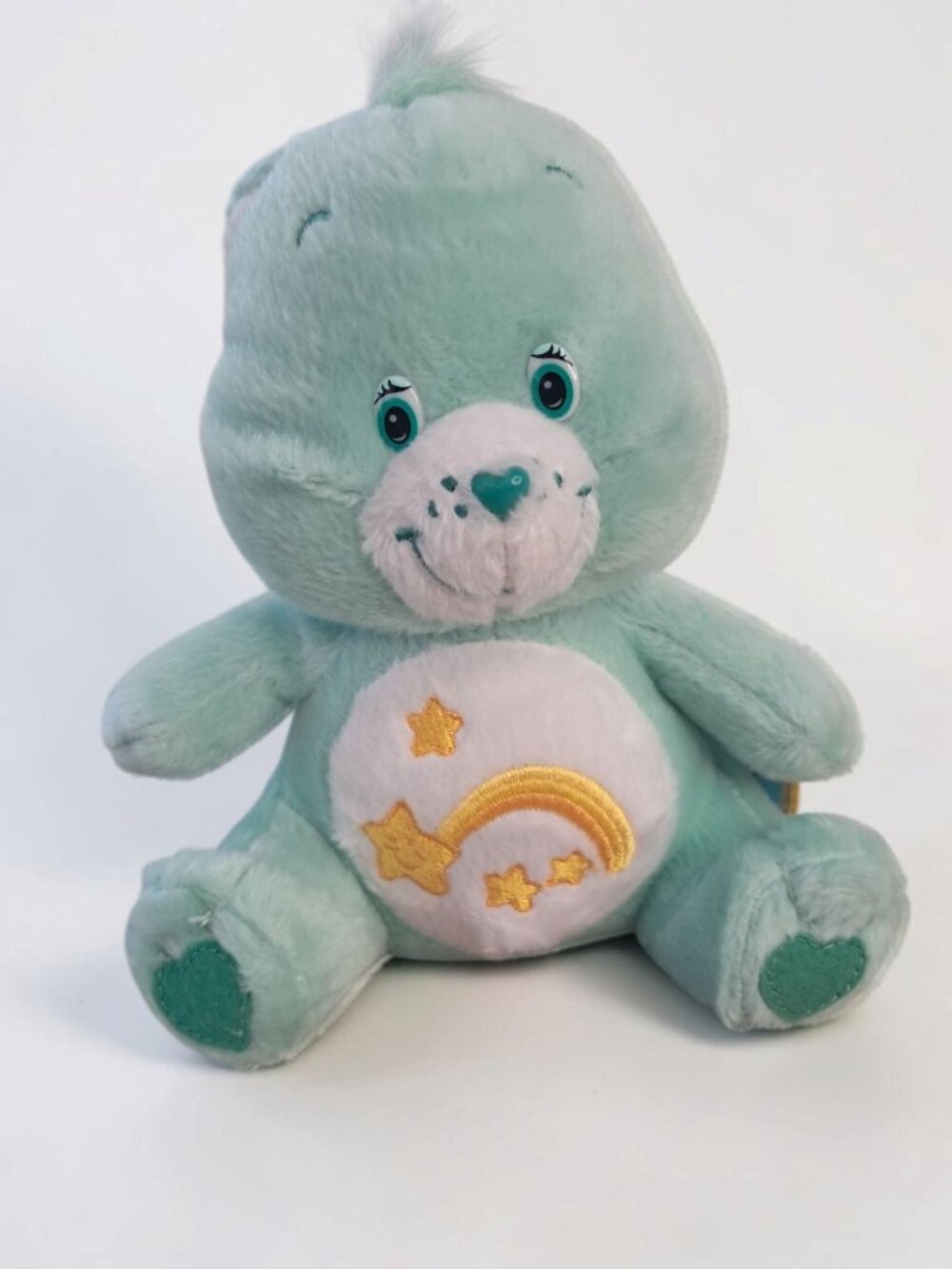 Vintage Care Bears 2003 Nanco Wish Bear Plush Arcade Prize Toy NWT